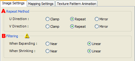 Texture Properties (Image Settings)