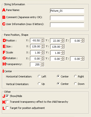 Basic Pane Information