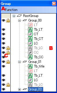 Group Management Window