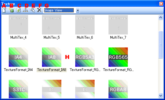 Texture Management Window